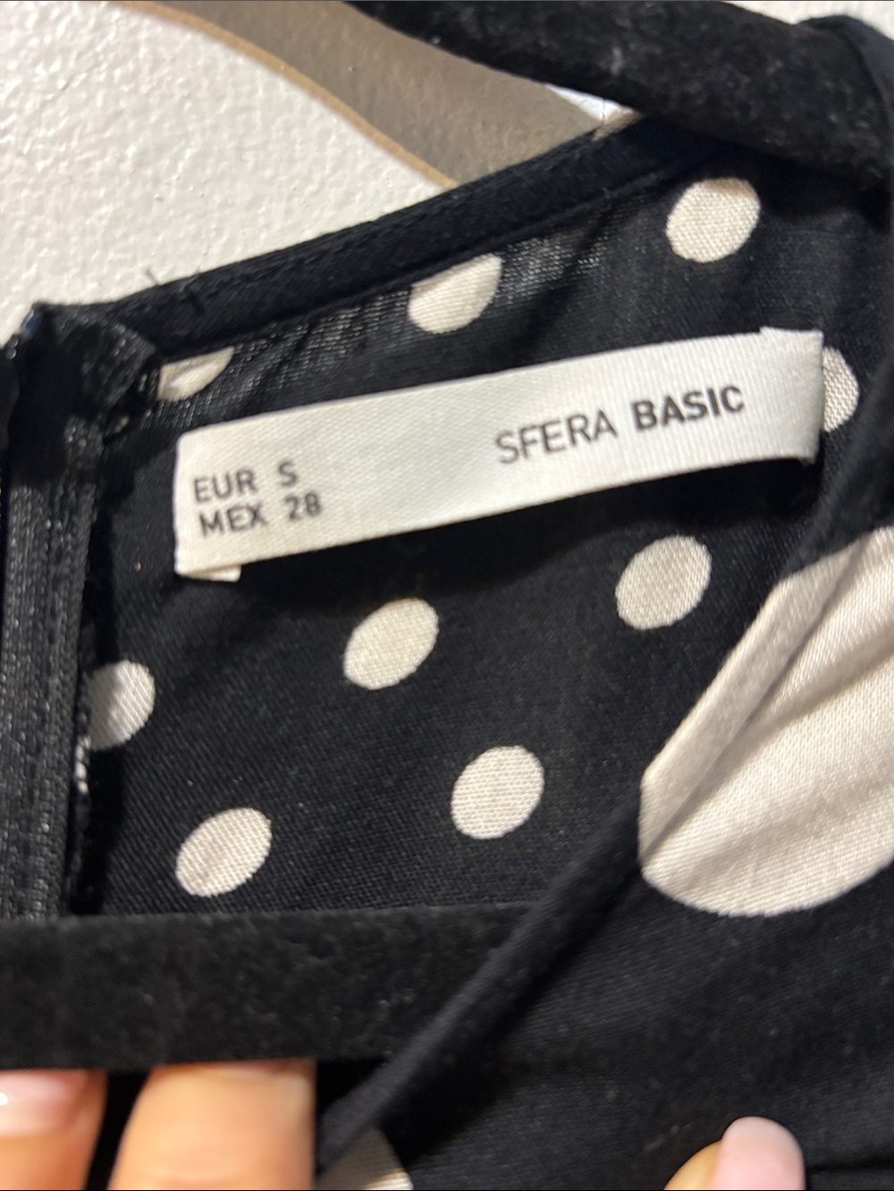 Black & White Polka Dot Midi Dress